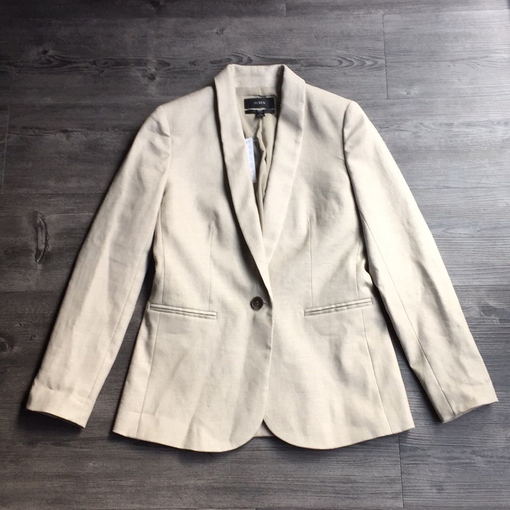 J. Crew Parke Linen Blazer (new with tags)